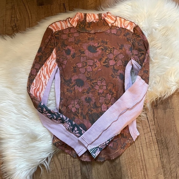 FREE PEOPLE Meadow Mix Long Sleeve Top - Picture 4 of 6